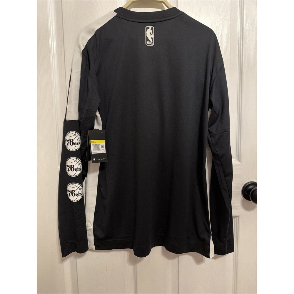 NEW Nike Philadelphia 76ers Dri-Fit Long Sleeve Shooting Shirt Player Size S - Picture 7 of 8